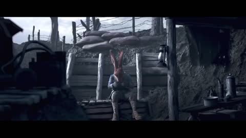 3 Guerra mundial dos coelhos, curta de animação - 3 World War of the Rabbits, animated short