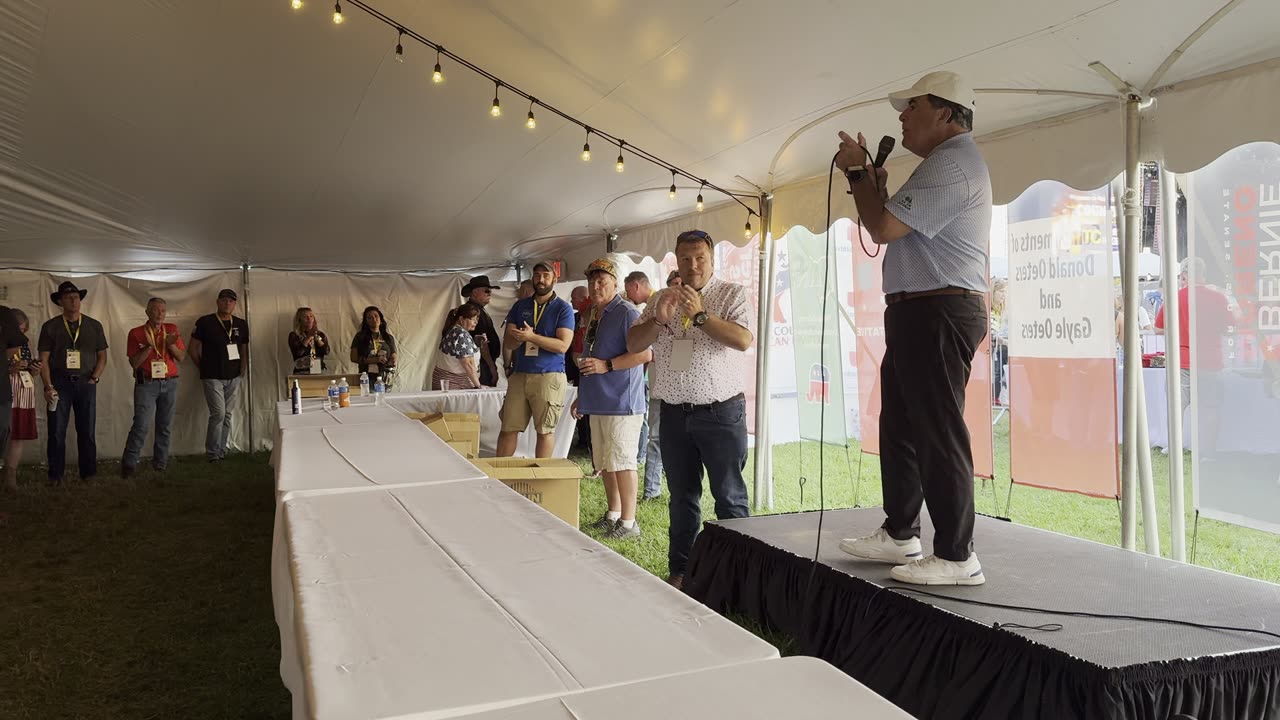 George Lang at the VOA Country Music Festival