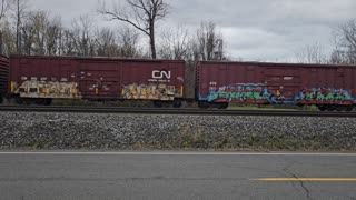 Traffic Jam At The East End Of CSX DeWitt Yards MP281