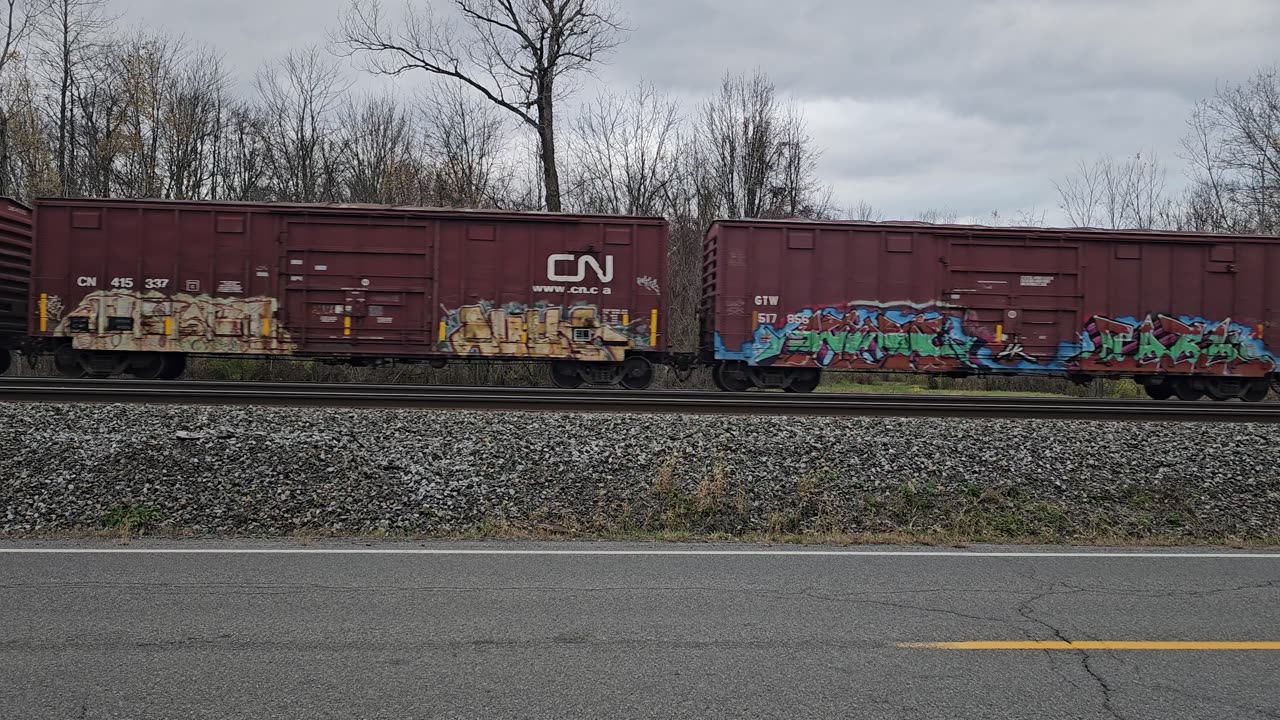 Traffic Jam At The East End Of CSX DeWitt Yards MP281