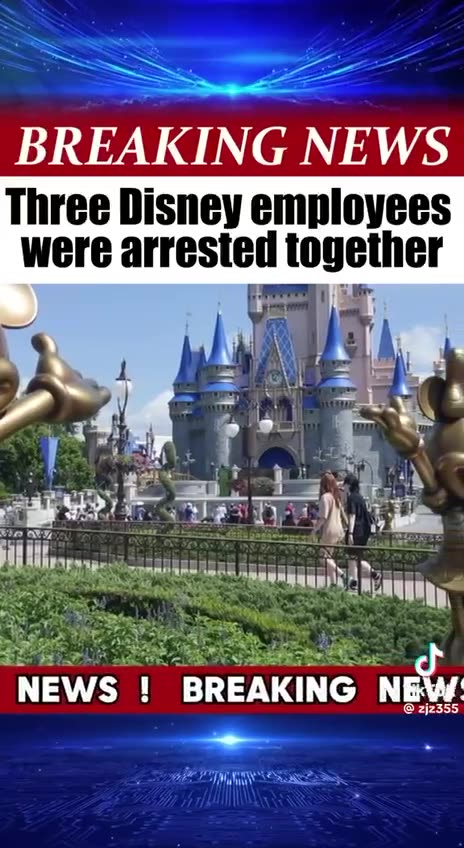 Three Disney Employees Arrested