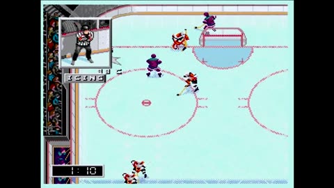 NHL97 (Sega Genesis) Anaheim vs Philadelphia Part2