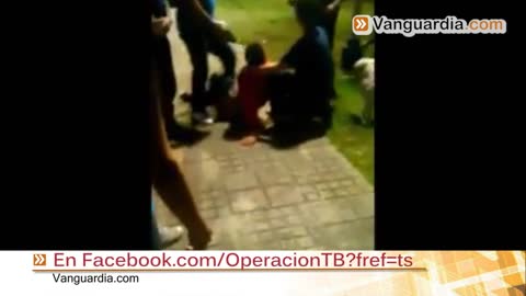 Video registró a comunidad de Piedecuesta atrapando a presunto ladrón