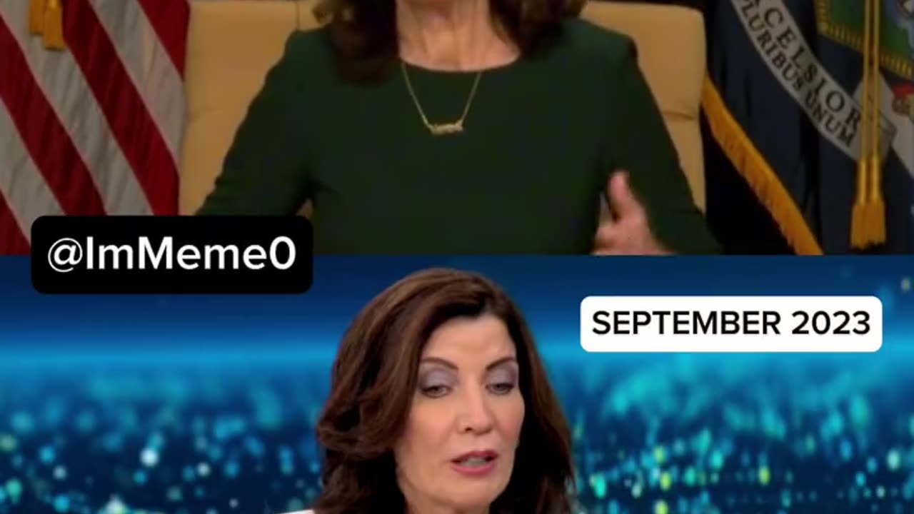 NY Governor Hochul - Then & Now - Come! Don’t Come!