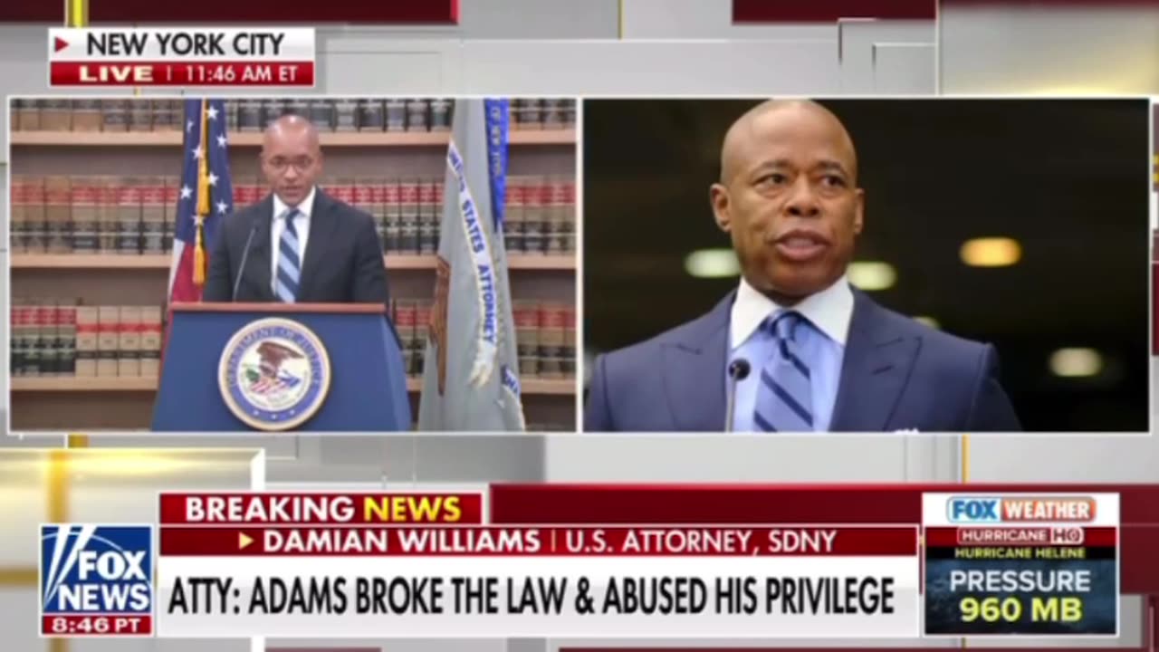 U.S. Attorney speaks on NYC Mayor Eric Adams Indictment