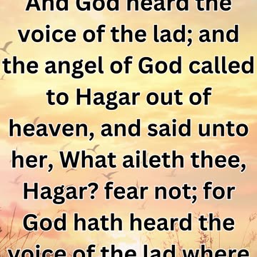 "God's Assurance to Hagar: Genesis 21:17-18"