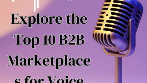 Explore the Top 10 B2B Marketplaces for Voice Recorders