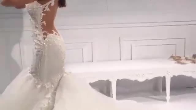 Bride, wedding dress