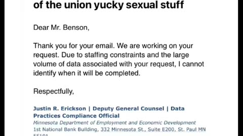 Episode 39. The Sexual Defamation of a Minnesota Whistleblowing Active Shooter. State agency lawyers, assistant attorneys general and union MAPE lawyers collude to cover up pandemic era fraud.