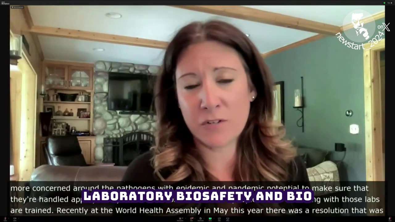 Maria Van Kerkhove, WHO: "Laboratory biosafety and biosecurity is a priority of WHO's.