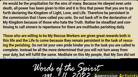 Words of the Spirit | May 11 2022