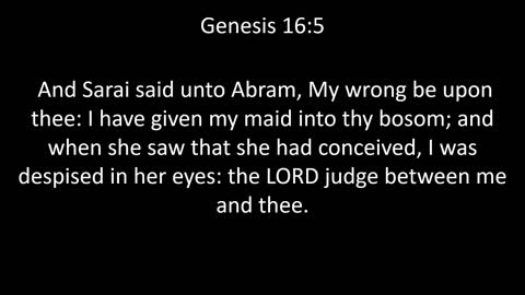 KJV Bible Genesis Chapter 16