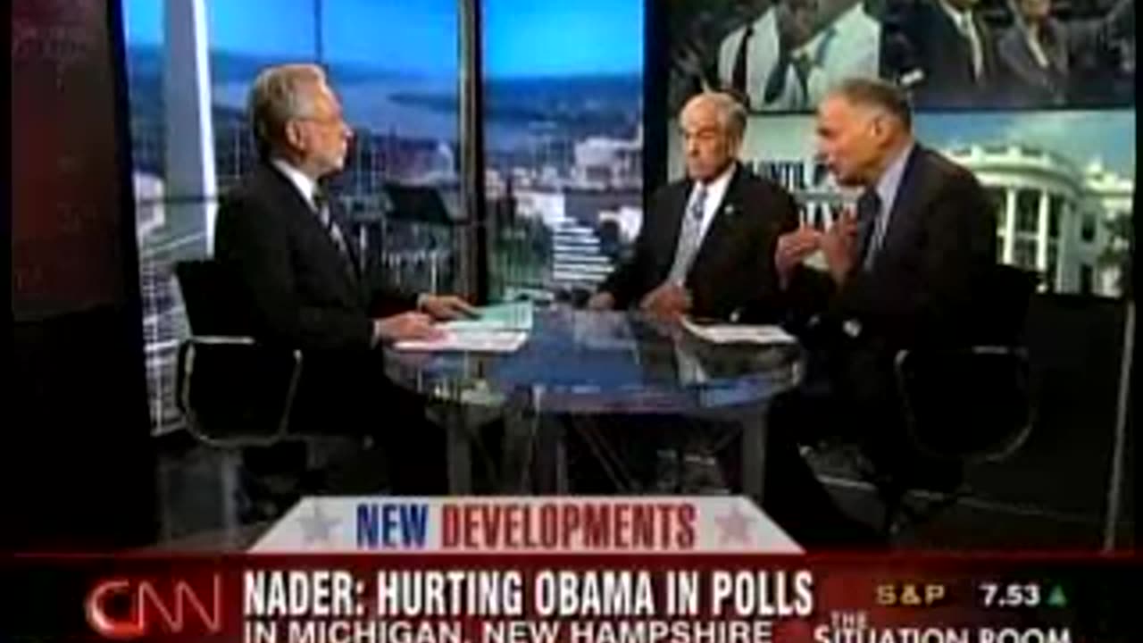 2010, Ron Paul on The Situation Room (9_10_08)