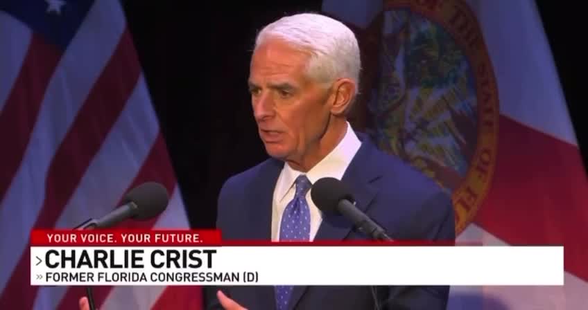 Crist defends abortion and then quotes a Bible scripture 🐍