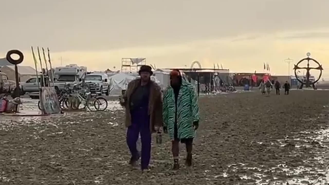 BURNING MAN: Local authorities have declared the event a disaster.