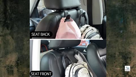 Review - Car Hooks Universal Car Vehicle Back Seat Headrest Hanger Holder Hook Microfiber Leather