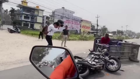 একটি দুর্ঘটনা সারা জীবনের কান্না😢😭 #bikelife #motorcycle #wheelie #moto #motolife #twowheels