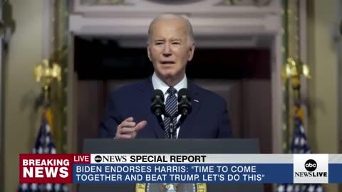 Trump Responds To Biden Dropping Out of 2024 Presidential Elections