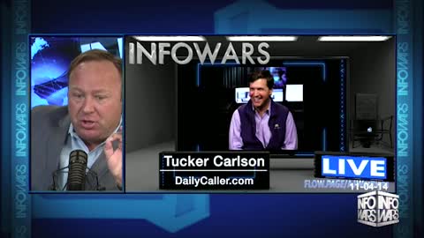 Caller Accuses Tucker Carlson Of Hating Women On The Alex Jones Show - 11/4/14