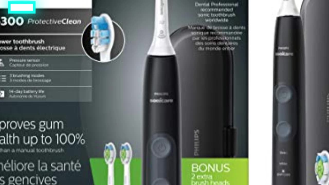 Philips Sonicare ProtectiveClean 5300 Rechargeable Electric Toothbrush