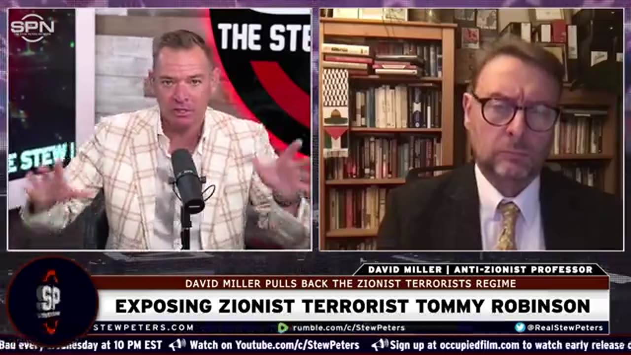 David Miller EXPOSES Fake Tommy Robinson and the Zionist Terrorist Regime!