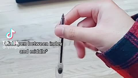 Pen rotating trick