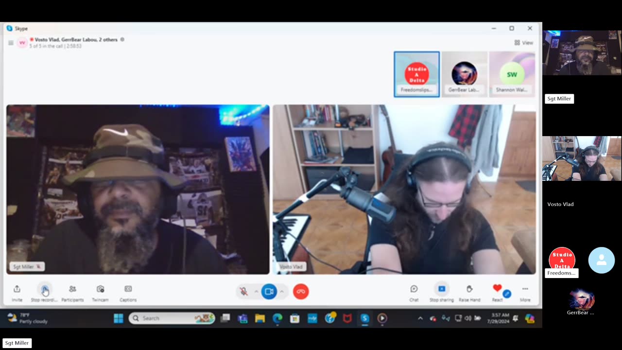 Roundtable discussion with Vosto Vlad, Trucker Shannon and Gerrbear