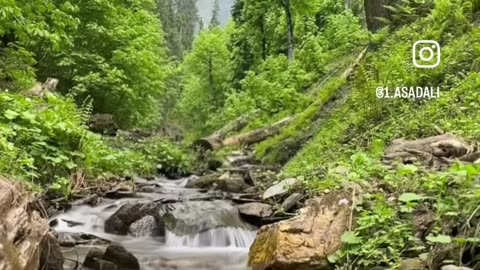 The beautiful valley in Kashmir