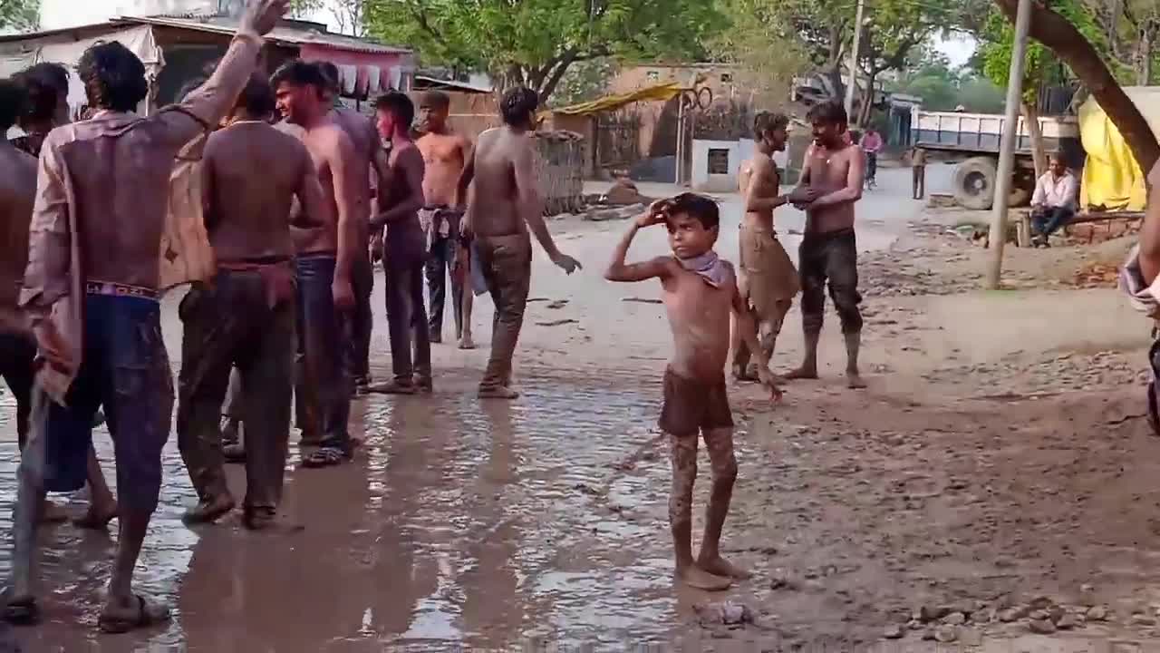 2021 Holi Funny Moment In India Uttar Pradesh Dance funny