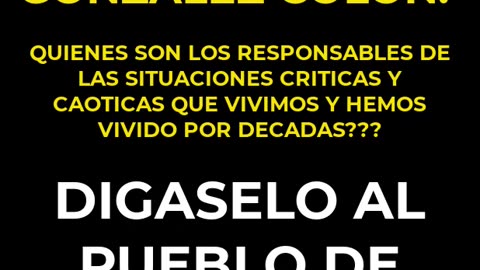 JENNIFFER GONZALEZ COLON: LE DICE AL PUEBLO DE FRENTE QUIEN ES EL RESPONSABLE??? ESCUCHELO BIEN...