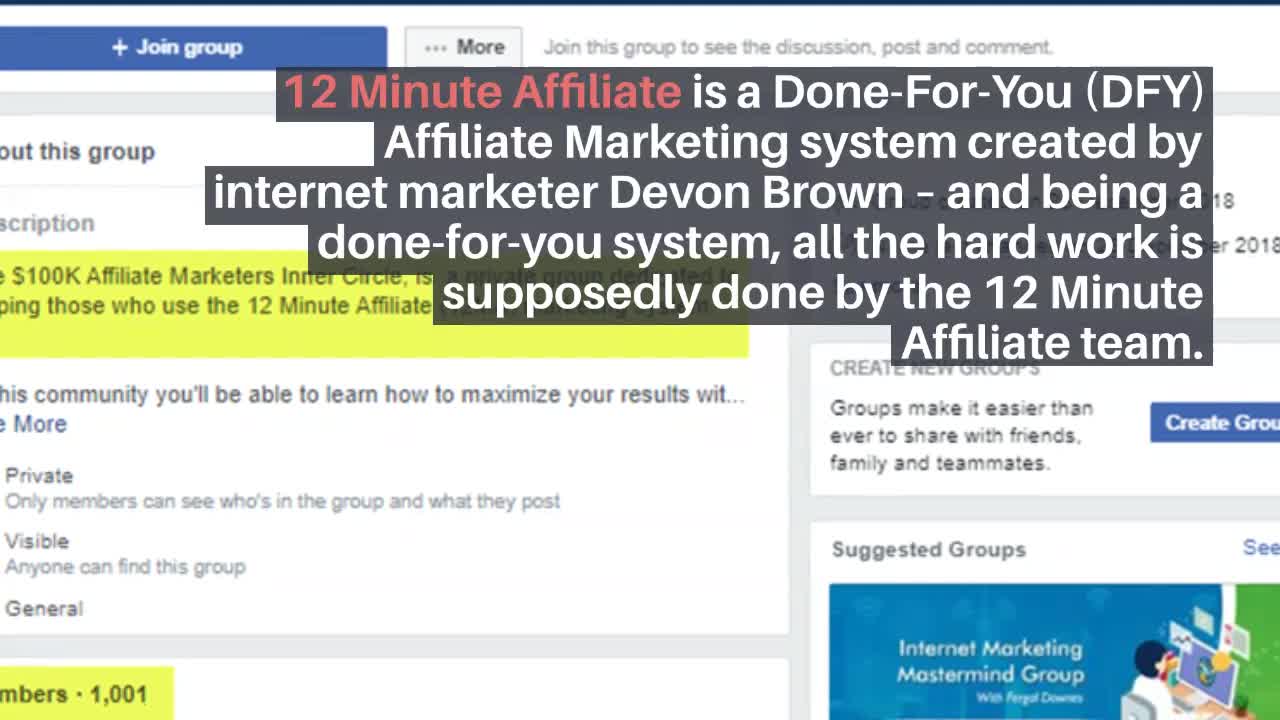 Make money online , earn from home with 12 minute affiliate system.