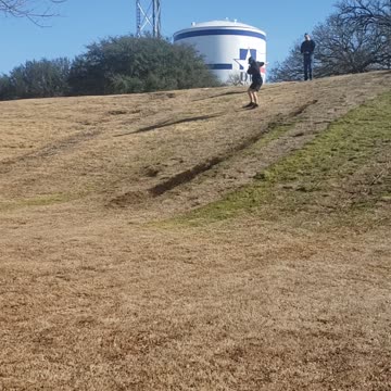 Surfing down the hill