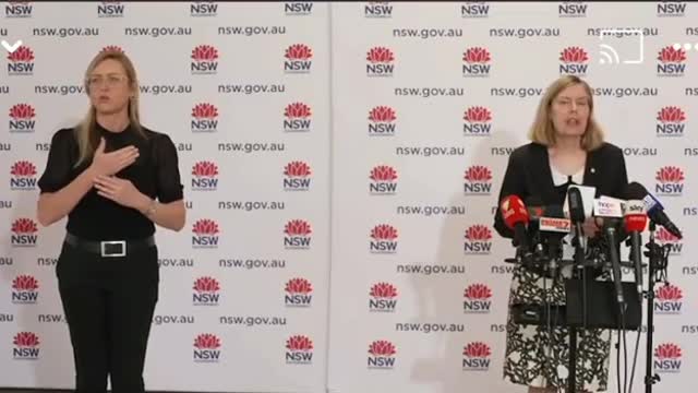 AUSTRALIA - NSW PRESSER TODAY