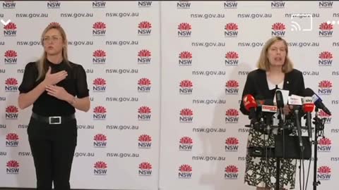 AUSTRALIA - NSW PRESSER TODAY