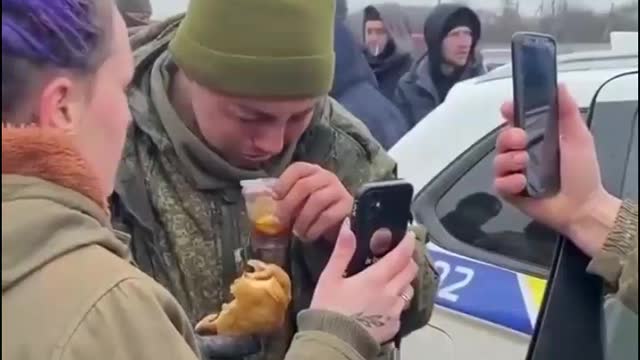 Russian Army arrests Ukrainian Army, talking on live phone with his mother on the phone