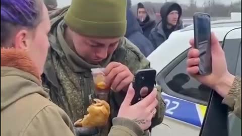 Russian Army arrests Ukrainian Army, talking on live phone with his mother on the phone