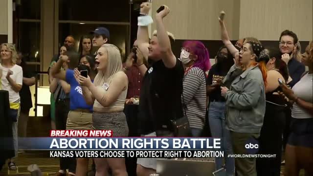 Voters in Kansas reject measure to ban abortions in the state