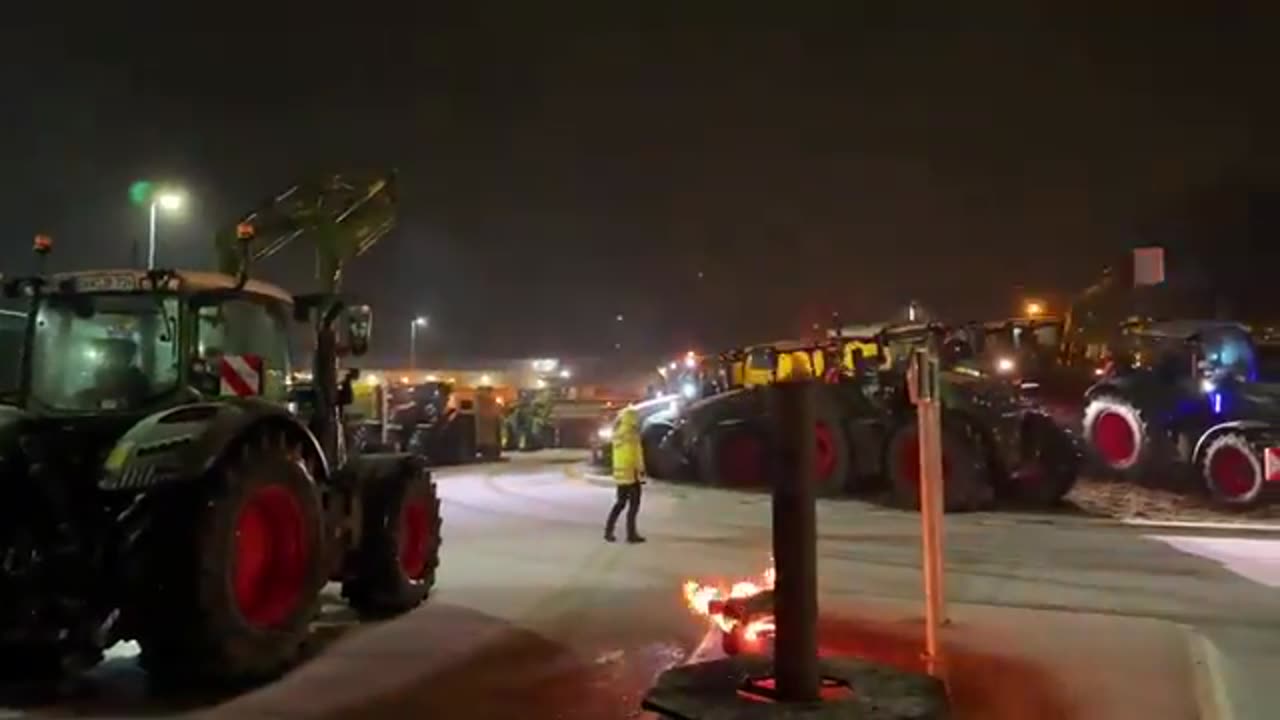 Whoa. German farmers have blockaded the warehouses of mega-corporations like...