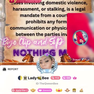 Video sent to me from 3/24/24 of LadyBee going in Von's live 3/30/24 #bigoclipandsip