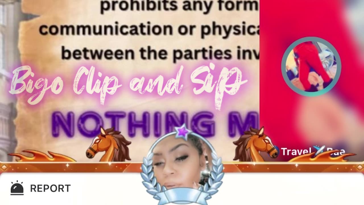 Video sent to me from 3/24/24 of LadyBee going in Von's live 3/30/24 #bigoclipandsip