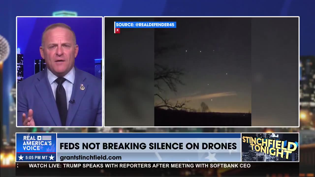 STINCHFIELD COMMENTS ON TRUMP'S REMARKS ON THE DRONES