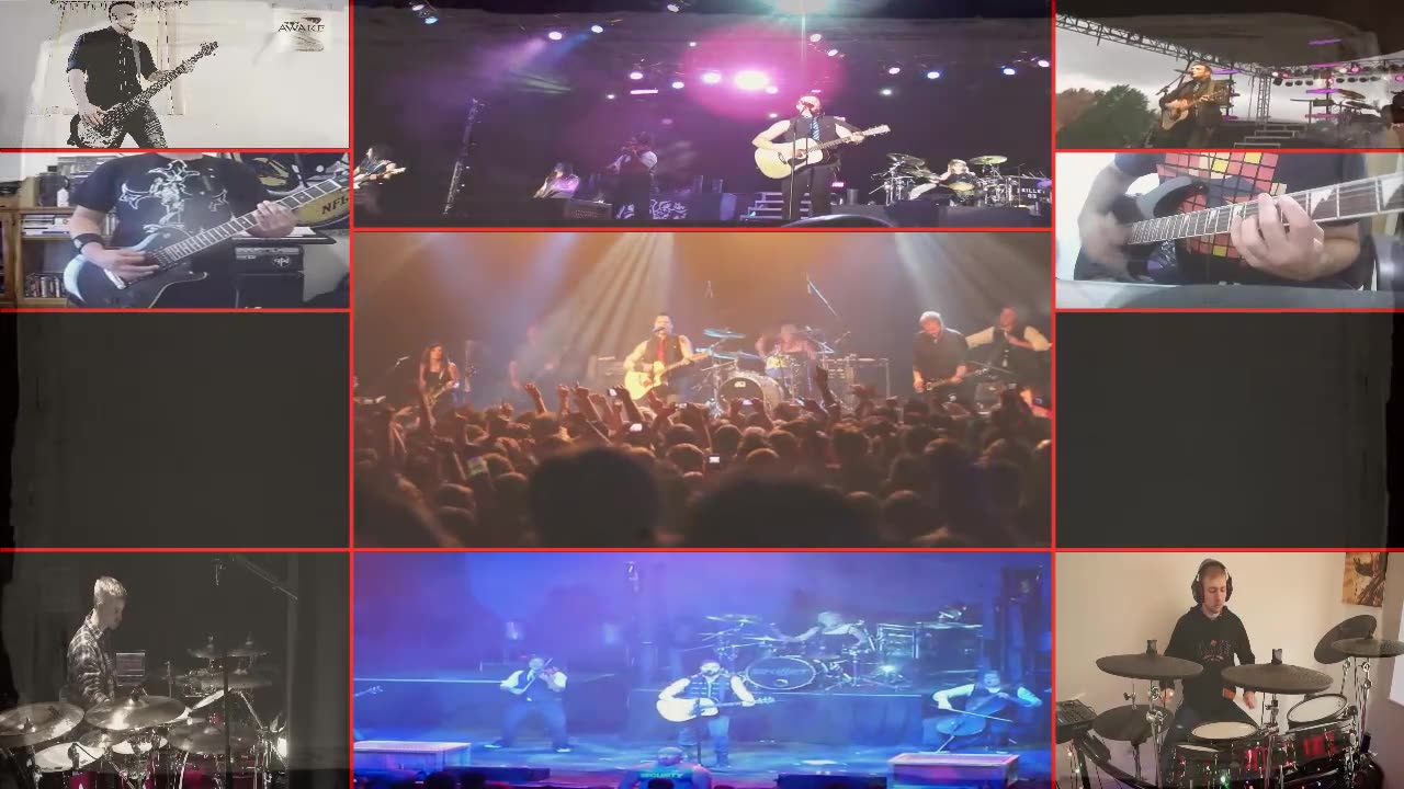 Skillet ~ Believe ( Live + Lyrics + Covers ) Remix 1