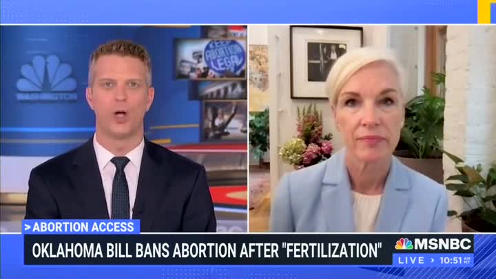 MSNBC's Hysterical Meltdown in Response to Oklahoma Abortion Ban