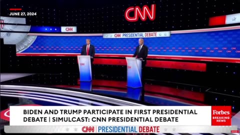 Biden's first debate question & Response