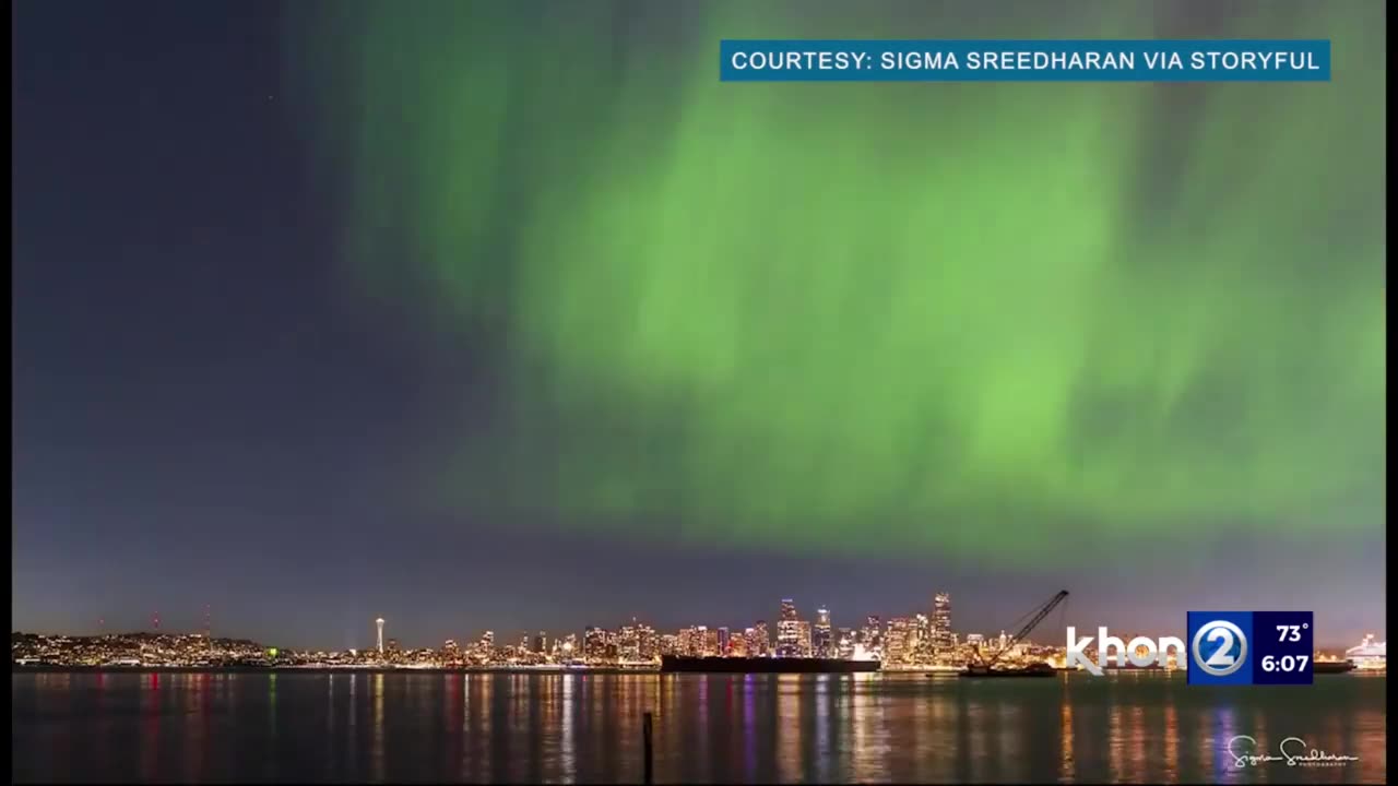 Northern lights seen in Hawaii! First time in over a century