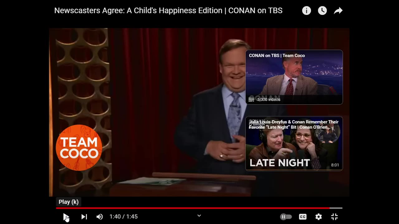 Conan O'Brien thinks Operation Mockingbird is Disturbing after revealing it to The Sheeple