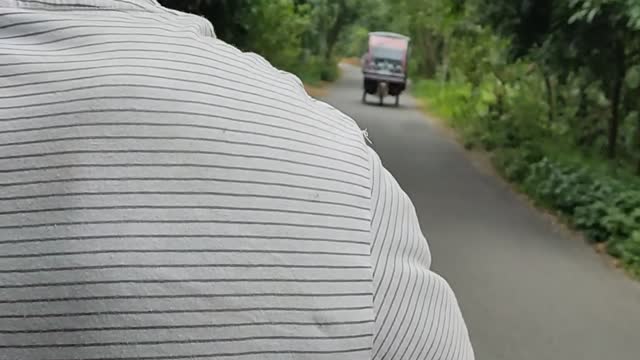 Travel In a very beautyful natural village road