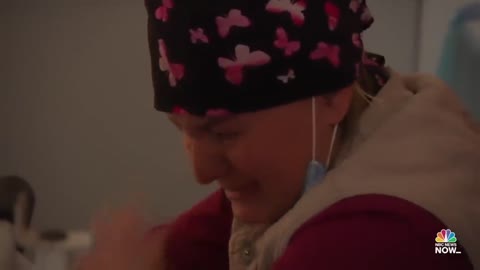Ukrainian Hospital Worker Shields Newborn As Shelling Is Heard Outside
