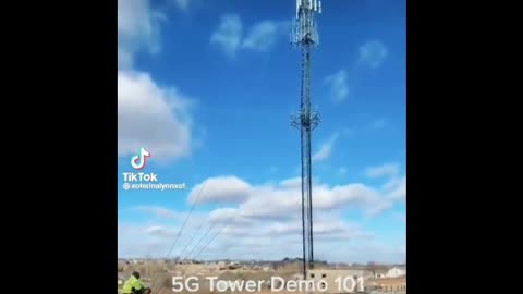 5G Surveillance Tower Takes a Tumble