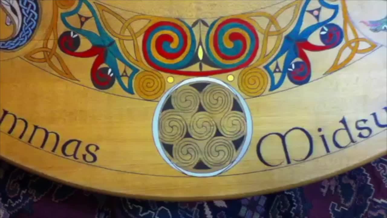 Celtic themed Ouija Table